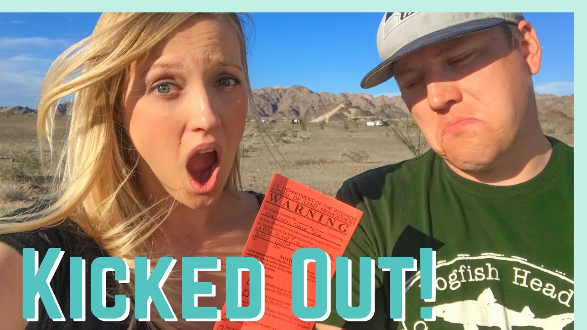 Kicked Out while Boondocking