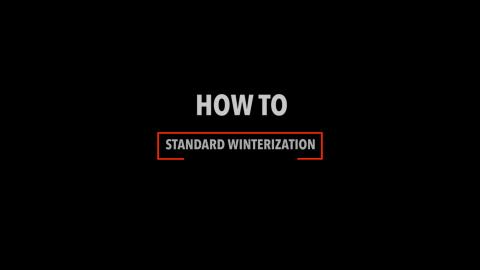Standard Winterization